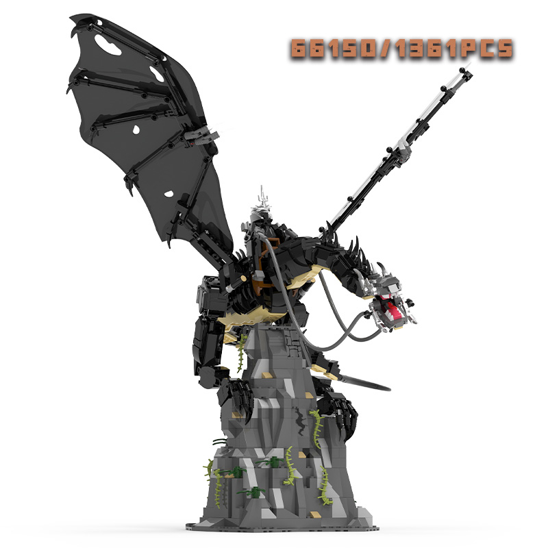 Model Kit Dragon - 1361pcs Witch King Fell Beast Building