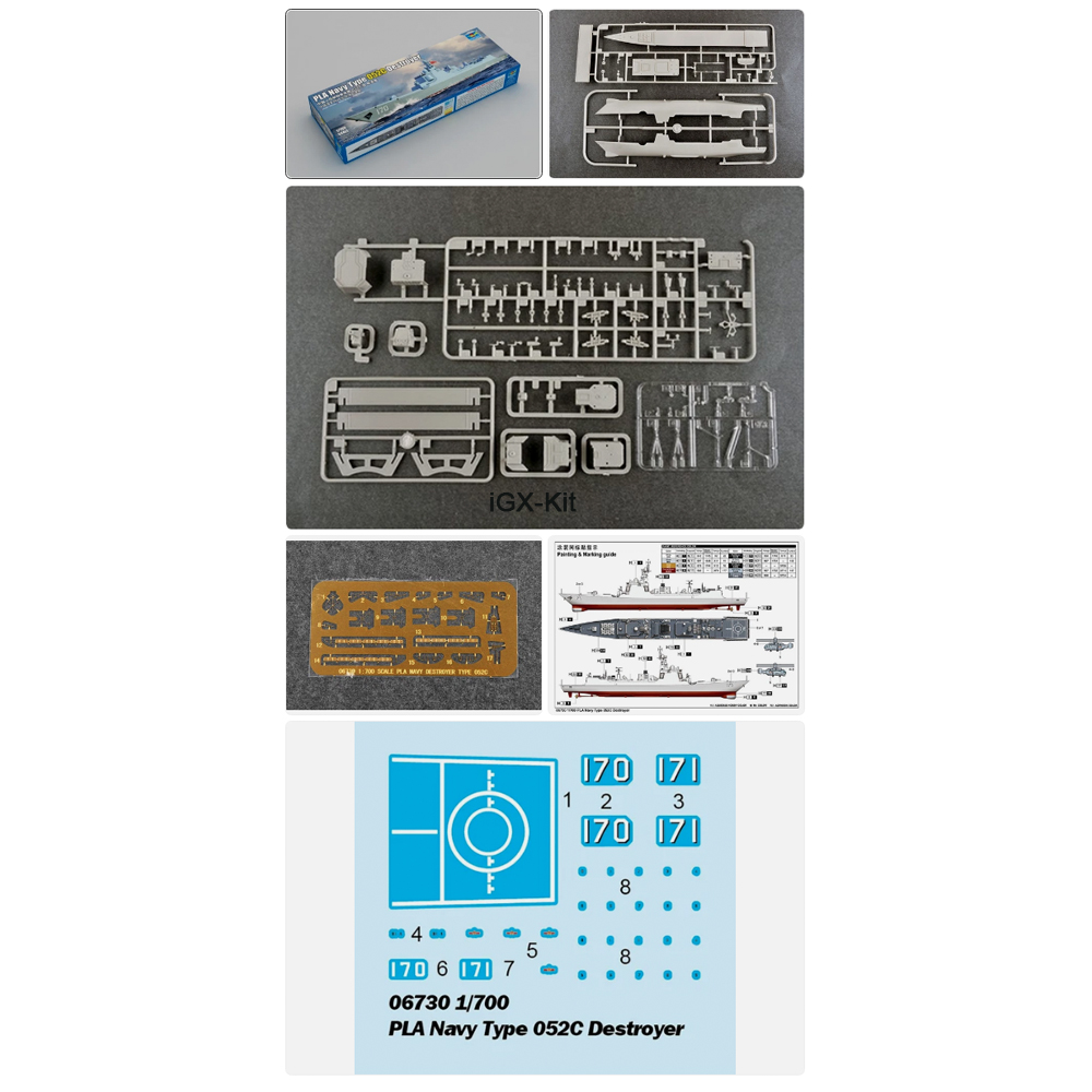 Model Kit Destroyer - Trumpeter 05730 1/700 Scale PLA Navy