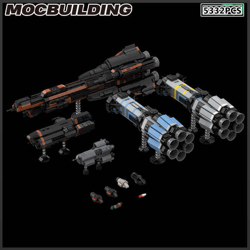 MOC Building Block Space Ship  - Model Kit Destroyer 评论和价格