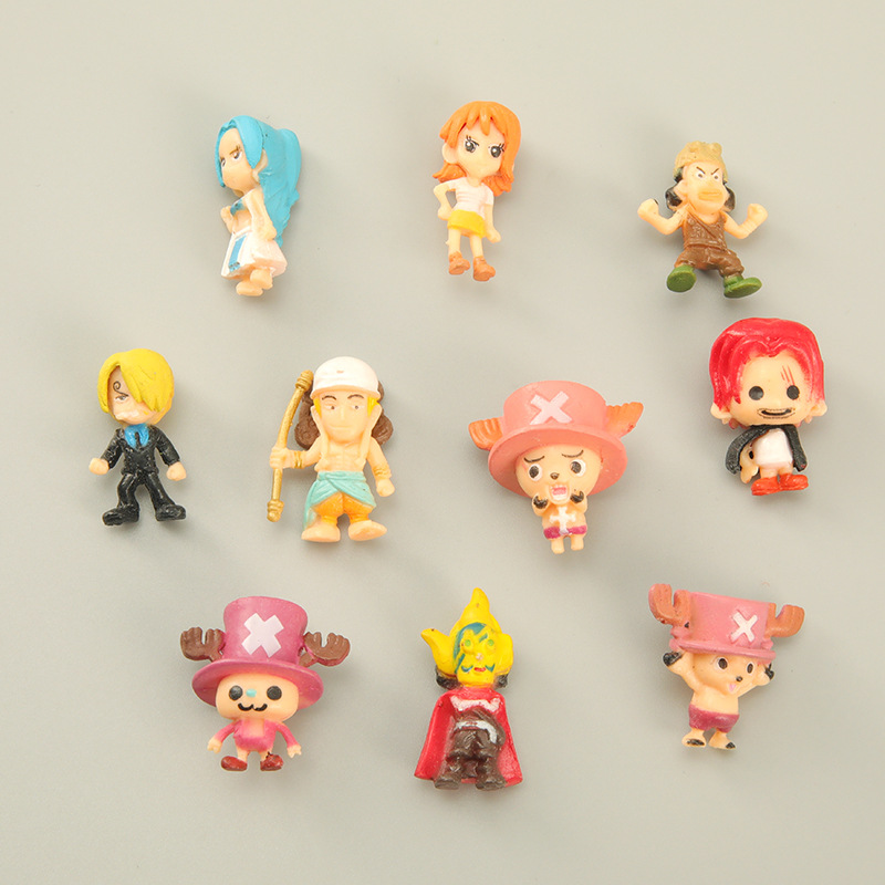 6-12Pcs/Set One Piece Monkey D - Model Kit Chopper 评论和价格