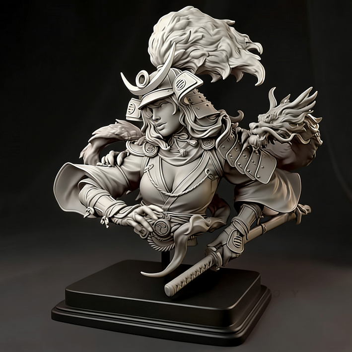 95mm Resin bust model kits fig - Model Kit Dragon 评论和价格