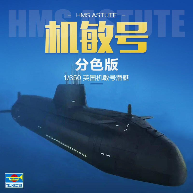 TRUMPETER 1/350 Scale HMS Astu - Model Kit Ship 评论和价格
