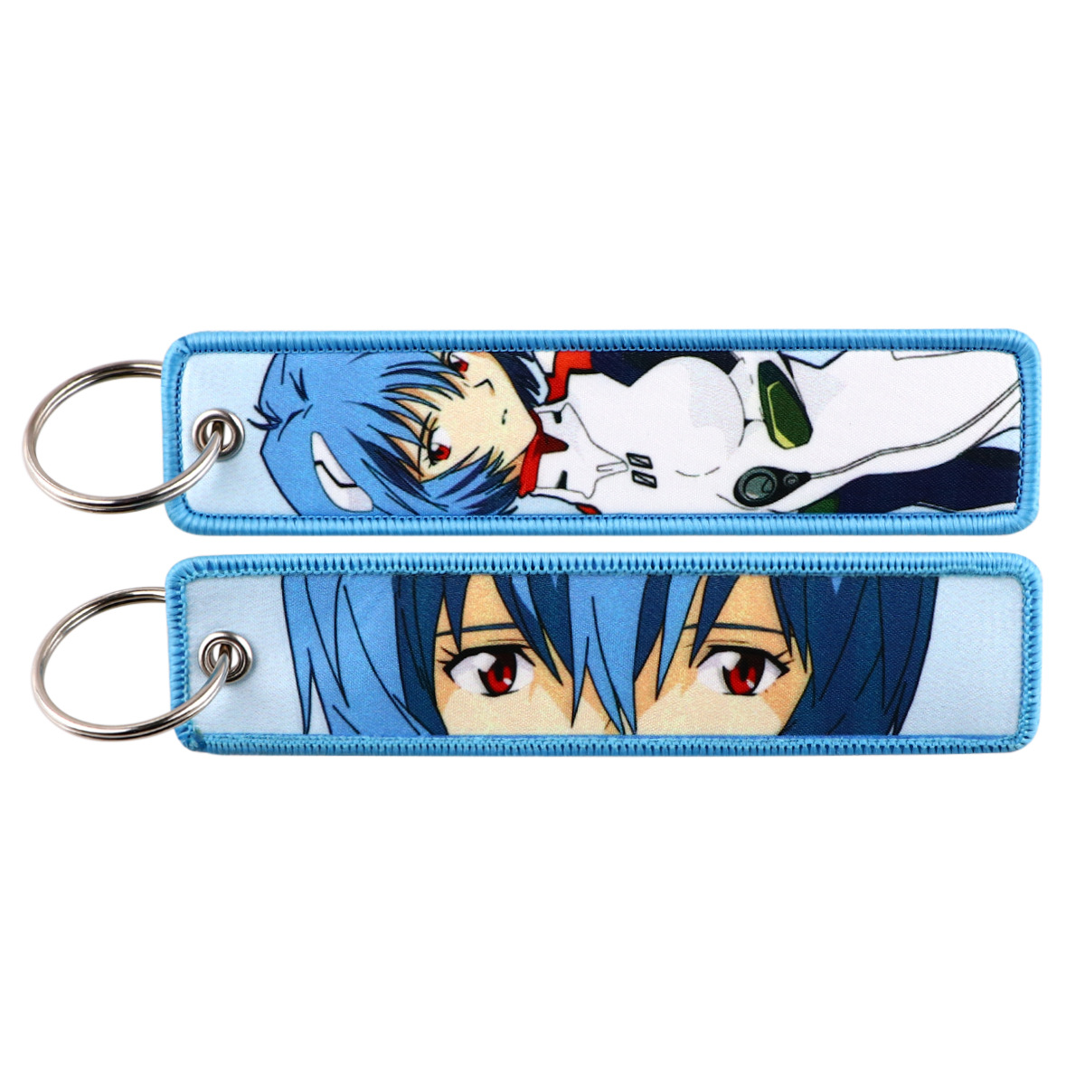 Anime EVA Embroidery Key Fobs  - Model Kit Eva 评论和价格
