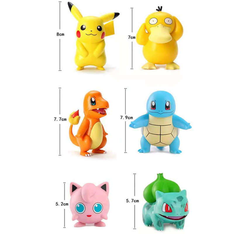 New 3-8CM Pokemon Hot Cartoons - Model Kit Eevee 评论和价格