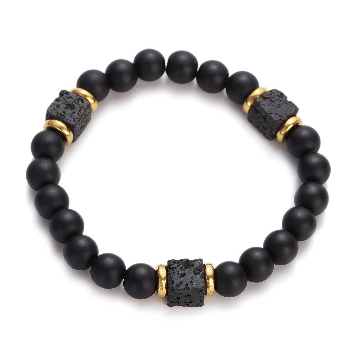 Classic Black Stone Bracelets  - Model Kit Quick 评论和价格