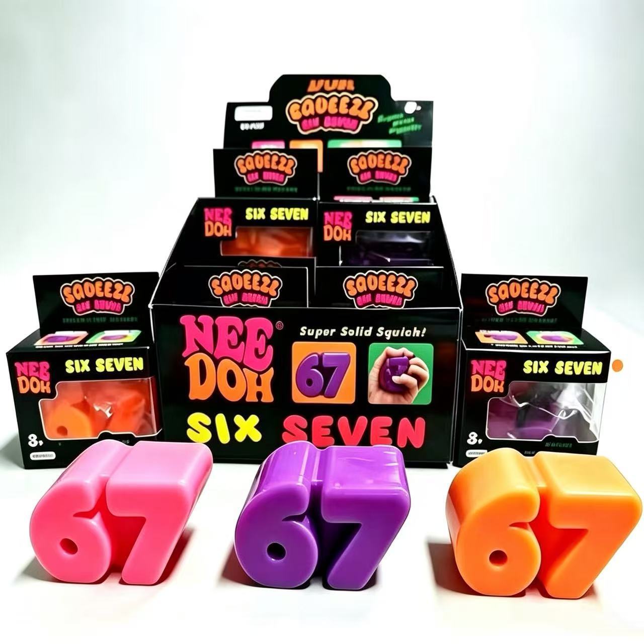 Six Seven Number TPR Squishy T - Model Kit Eva 评论和价格