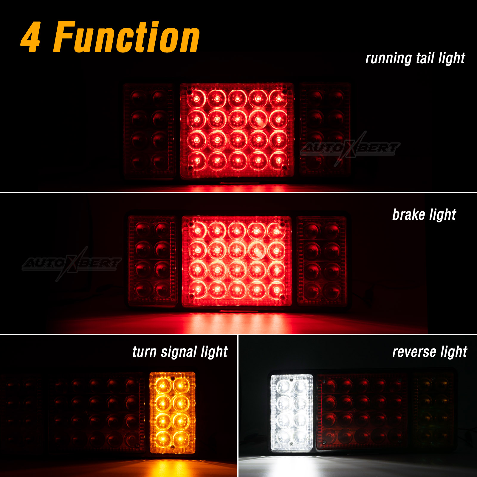 12V 36LED Truck Rear Tail Ligh - Model Kit Ship 评论和价格