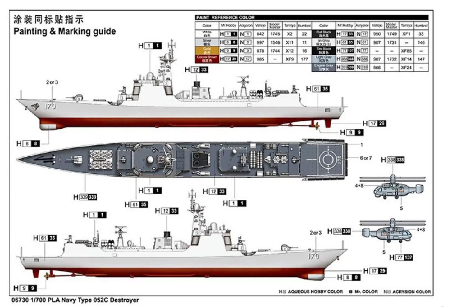 Trumpeter 05730  1/700 Scale P - Model Kit Destroyer 评论和价格