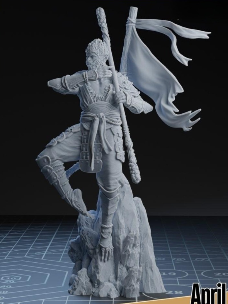 1/24 75mm Scale Resin  Assembl - Model Kit Wukong 评论和价格