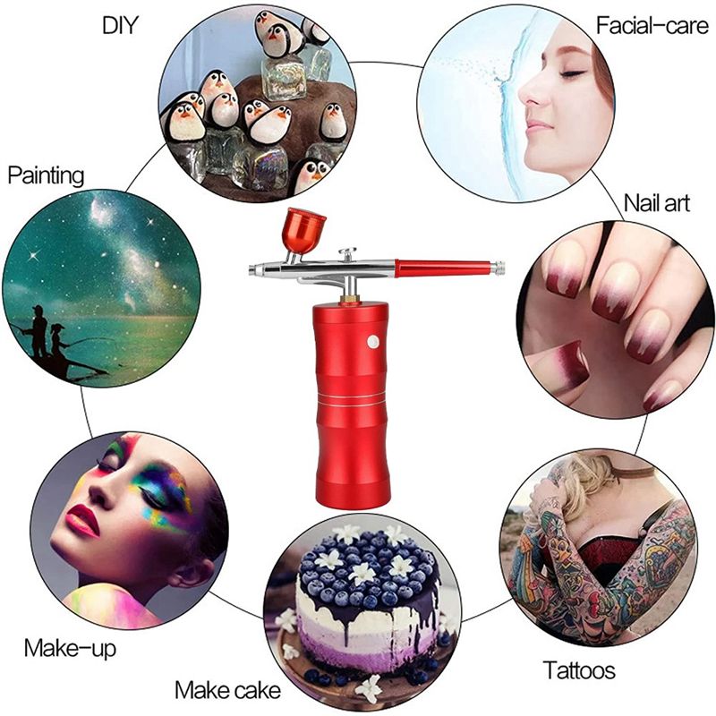 Portable Airbrush Kit With Com - Airbrush Compressor Kit 评论和价格