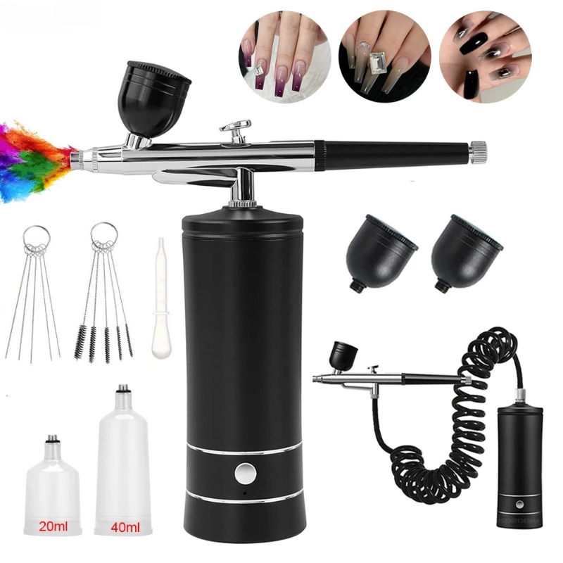Airbrush Nail Art Painting Kit - Airbrush Compressor Kit 评论和价格