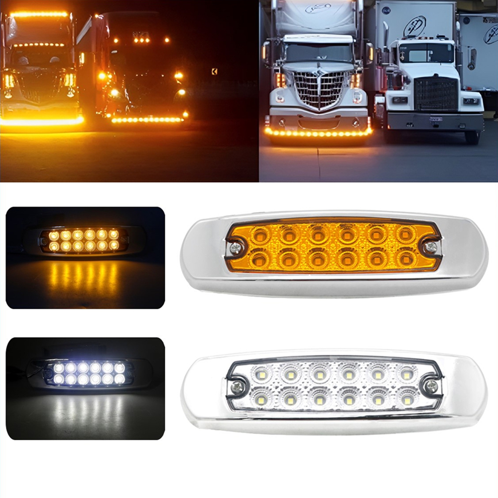 2/6pcs LED 12V 24V Car Trucks  - Model Kit Ship 评论和价格