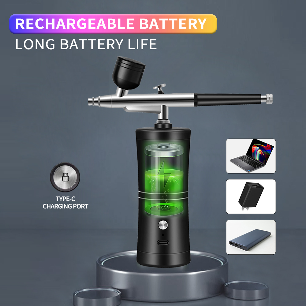 Portable Rechargeable Wireless - Airbrush Compressor Kit 评论和价格