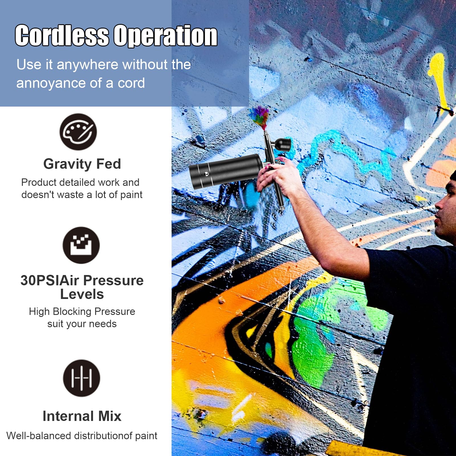 Airbrush Kit Rechargeable Cord - Airbrush Compressor Kit 评论和价格