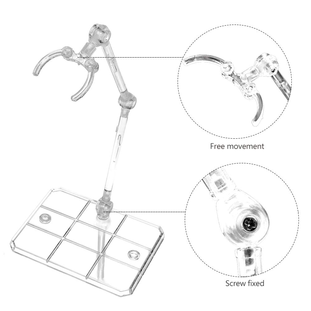 Clear Action Figure Stand,Asse - Model Kit Eva 评论和价格