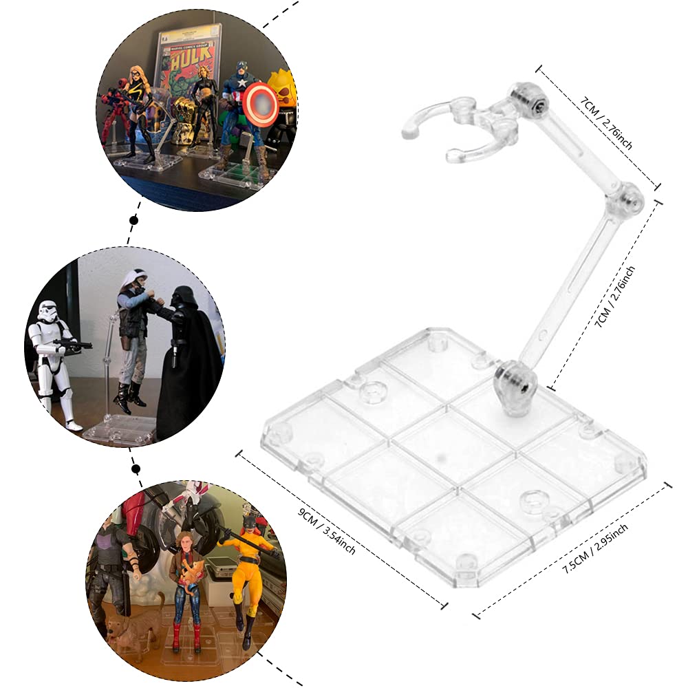 Clear Action Figure Stand,Asse - Model Kit Eva 评论和价格