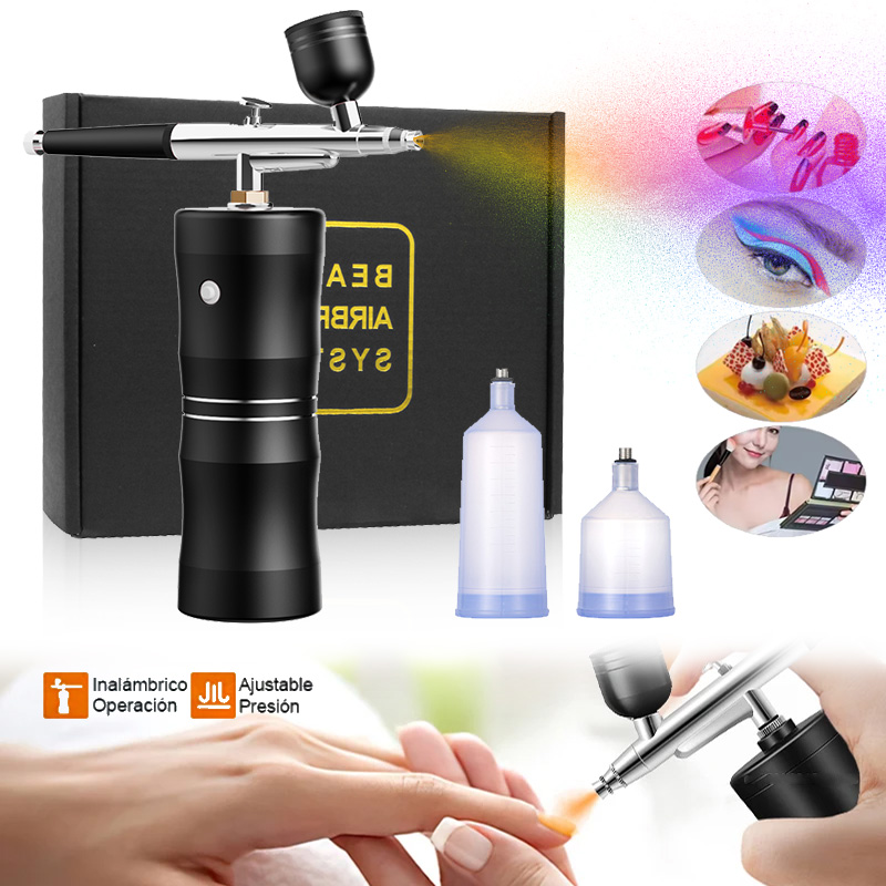 Oxygen Spray Mini Air Compress - Airbrush Compressor Kit 评论和价格