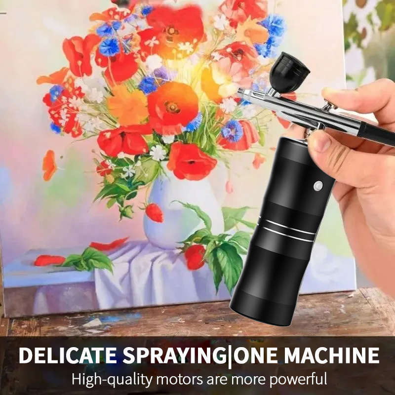 Oxygen Spray Mini Air Compress - Airbrush Compressor Kit 评论和价格