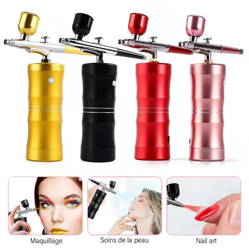 Oxygen Spray Mini Air Compress - Airbrush Compressor Kit 评论和价格