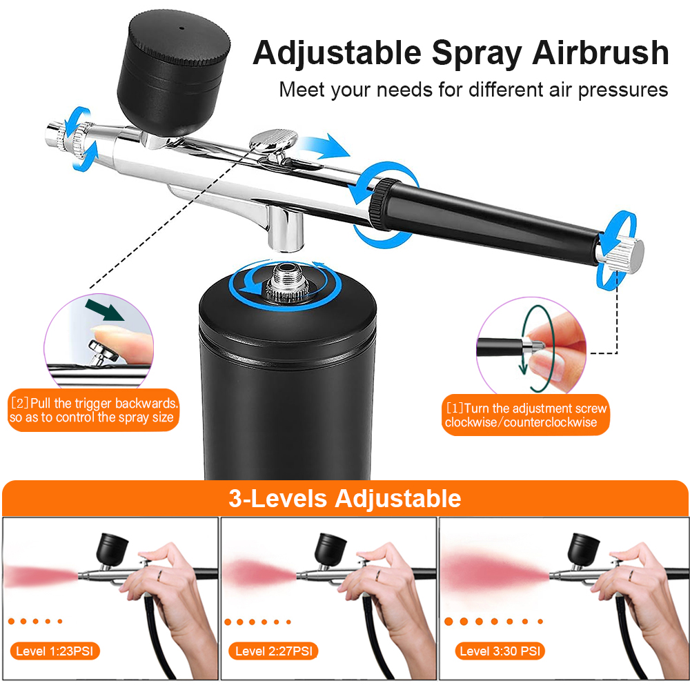 Airbrush Nail with Compressor  - Airbrush Compressor Kit 评论和价格